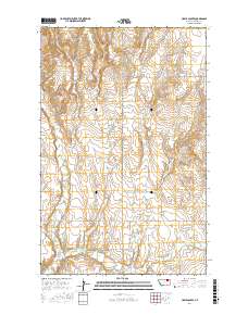 Hawk Coulee 2017 topographic map thumbnail