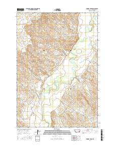 Hawkey Creek 2017 topographic map thumbnail