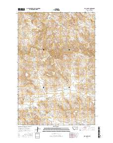 Hay Coulee 2017 topographic map thumbnail