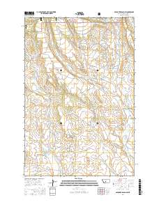 Haymaker Ranch SW 2017 topographic map thumbnail