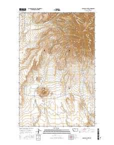 Haystack Butte 2017 topographic map thumbnail