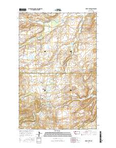 Heart Butte 2017 topographic map thumbnail