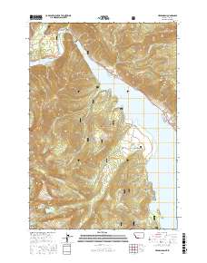 Hebgen Dam 2017 topographic map thumbnail