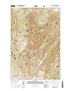 Henderson Mountain 2017 topographic map thumbnail