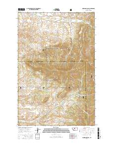 Highwood Baldy 2017 topographic map thumbnail