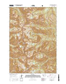 Hilgard Peak 2017 topographic map thumbnail