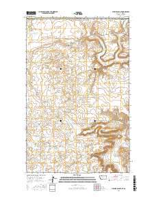 Hillside Colony 2017 topographic map thumbnail