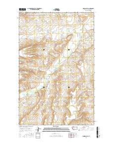 Hoodoo Hill 2017 topographic map thumbnail