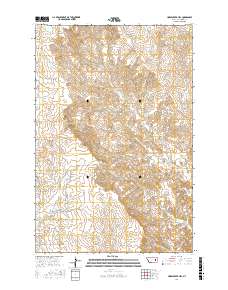 Horse Creek Hill 2017 topographic map thumbnail