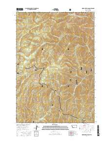 Horse Creek Pass 2017 topographic map thumbnail