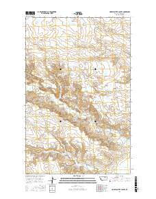 Horse Pasture Coulee 2017 topographic map thumbnail