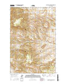 Horsethief Coulee West 2017 topographic map thumbnail