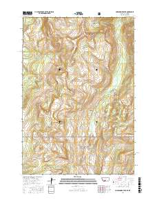 Hummingbird Peak 2017 topographic map preview