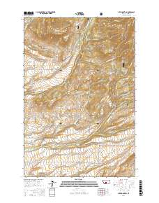 Ibex Mountain 2017 topographic map thumbnail