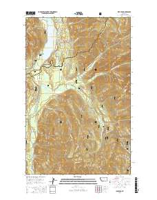 Ibex Peak 2017 topographic map thumbnail