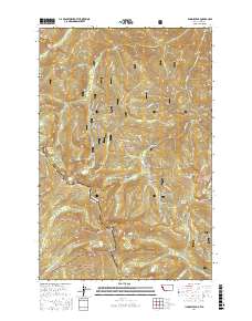 Illinois Peak 2017 topographic map thumbnail