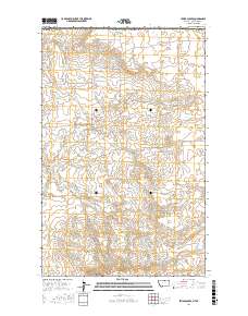 Irvins Coulee 2017 topographic map thumbnail