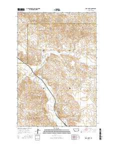 Ismay North 2017 topographic map thumbnail