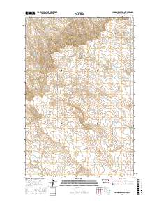 Johnson Reservoir NE 2017 topographic map thumbnail
