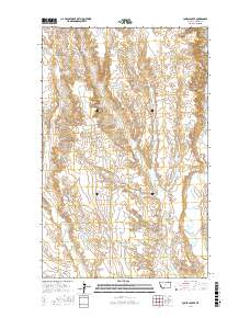 Jones Coulee 2017 topographic map thumbnail