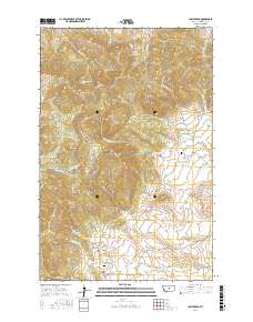 Judith Peak 2017 topographic map thumbnail