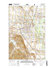 Kalispell 2017 topographic map thumbnail