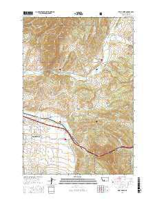 Kelly Creek 2017 topographic map thumbnail