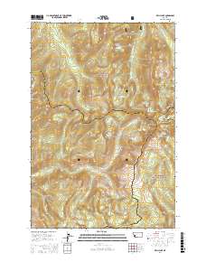 Kelly Lake 2017 topographic map thumbnail