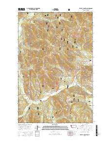 Kenelty Mountain 2017 topographic map thumbnail