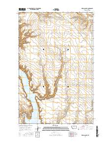 Kiehns Coulee 2017 topographic map thumbnail