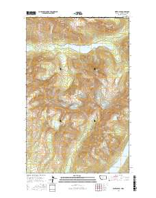 Kintla Peak 2017 topographic map thumbnail