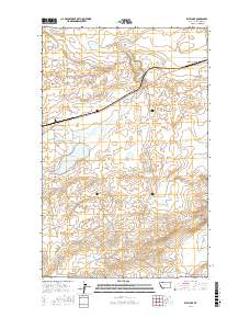 Kipp Lake 2017 topographic map thumbnail
