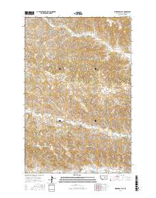 Kirkendal Flat 2017 topographic map thumbnail