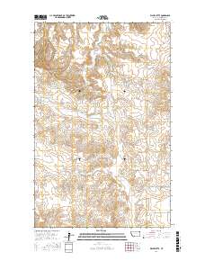 Kisler Butte 2017 topographic map thumbnail