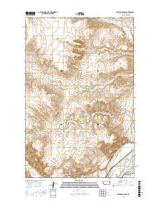 Knife River Mine 2017 topographic map thumbnail