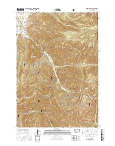Knowles Peak 2017 topographic map thumbnail