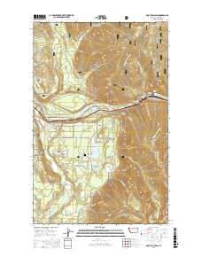 Kootenai Falls 2017 topographic map thumbnail