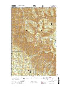 Ksanka Peak 2017 topographic map thumbnail