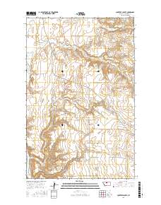 Lonetree Coulee 2017 topographic map thumbnail