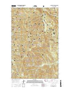 Lost Creek Divide 2017 topographic map thumbnail