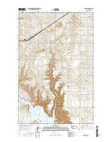 Lothair 2017 topographic map thumbnail