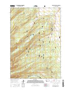 Lower Miner Lakes 2017 topographic map thumbnail