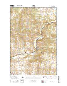Luke Mountain 2017 topographic map thumbnail