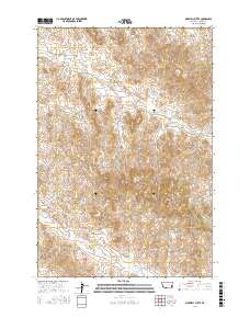 Maxwell Butte 2017 topographic map thumbnail
