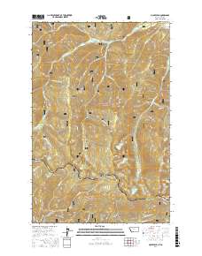 McGee Peak 2017 topographic map thumbnail