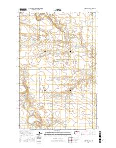 Lake Thibadeau 2017 topographic map thumbnail