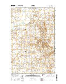 Landslide Butte 2017 topographic map thumbnail
