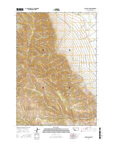 Laurin Canyon 2017 topographic map thumbnail