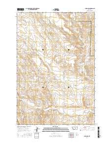 Lavina NW 2017 topographic map thumbnail