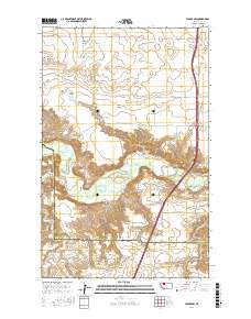 Ledger NW 2017 topographic map thumbnail
